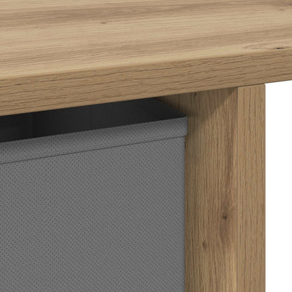 vidaXL Desk with Drawer Artisan Oak 100 x 40 x 75 cm Engineered Wood