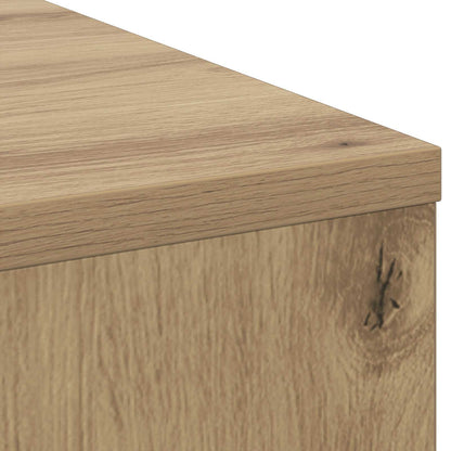vidaXL Desk with Drawer Artisan Oak 100 x 40 x 75 cm Engineered Wood