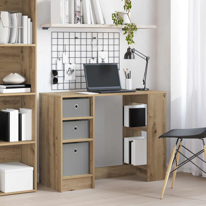 vidaXL Desk with Drawer Artisan Oak 100 x 40 x 75 cm Engineered Wood
