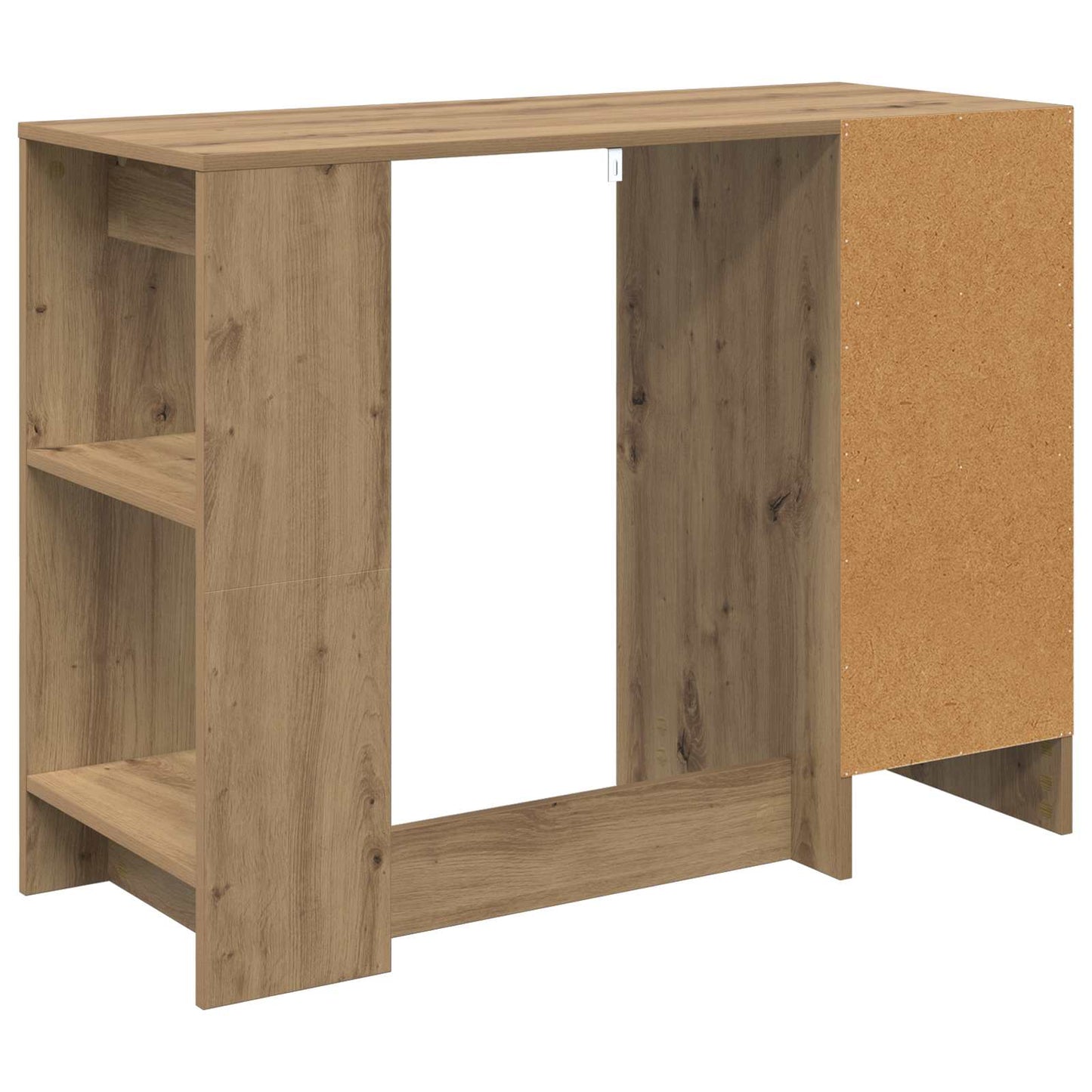 vidaXL Desk with Drawer Artisan Oak 100 x 40 x 75 cm Engineered Wood