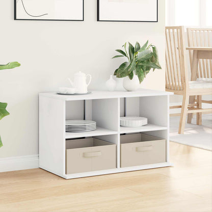 vidaXL TV stand with Drawer White 79 x 40 x 48 cm