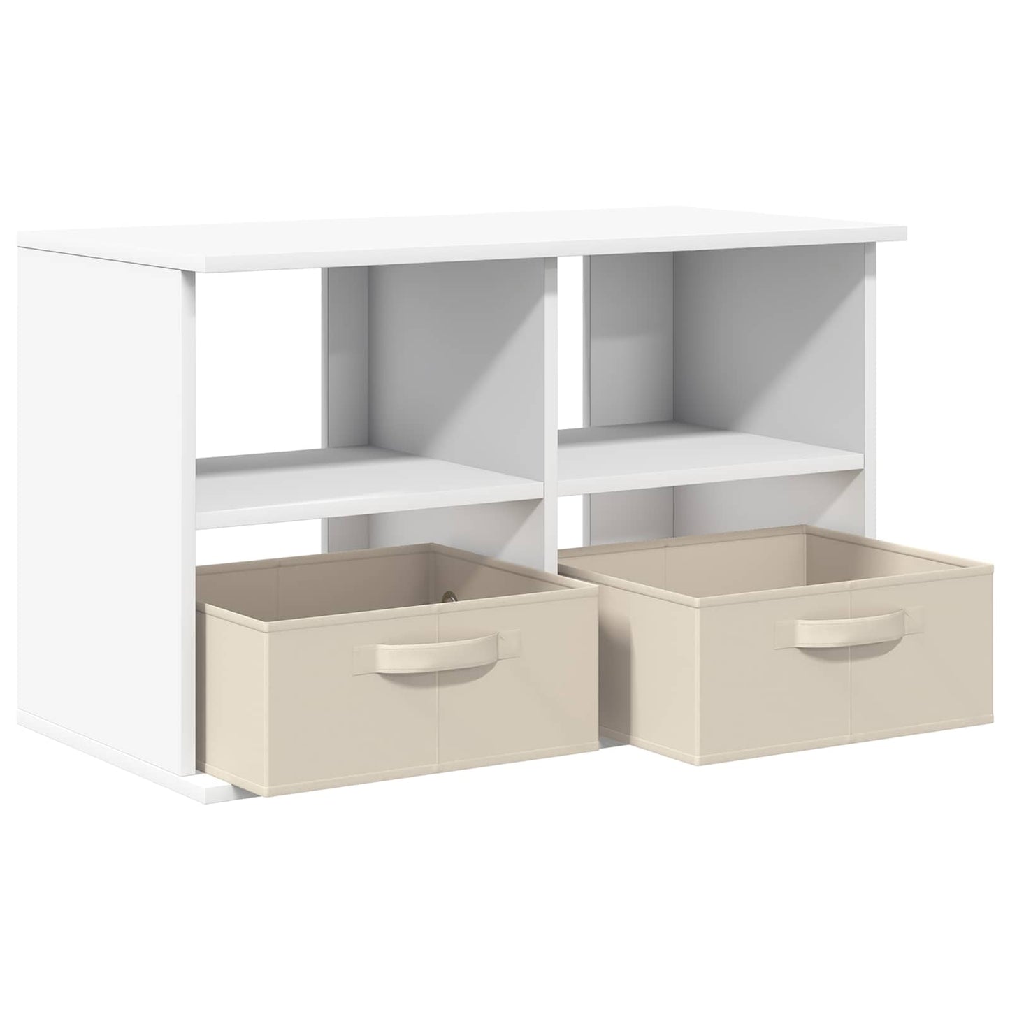vidaXL TV stand with Drawer White 79 x 40 x 48 cm
