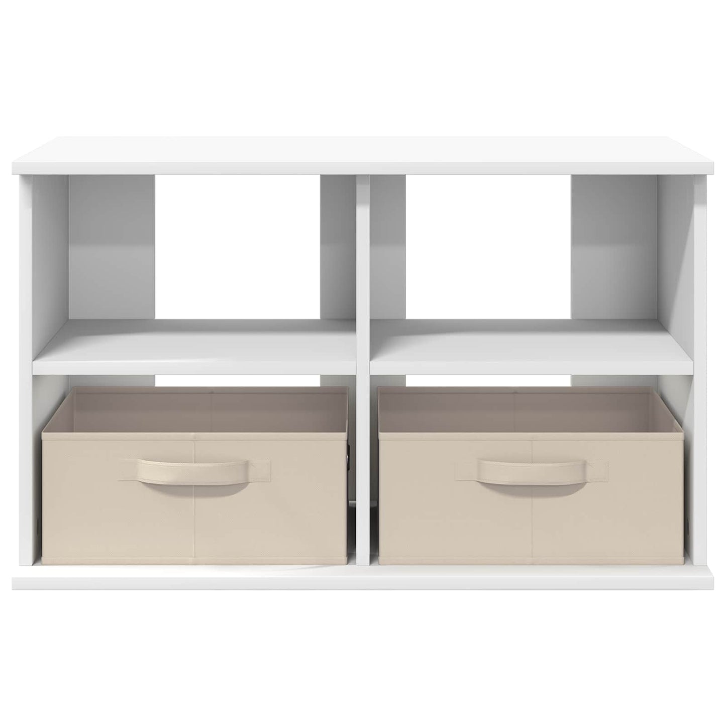 vidaXL TV stand with Drawer White 79 x 40 x 48 cm
