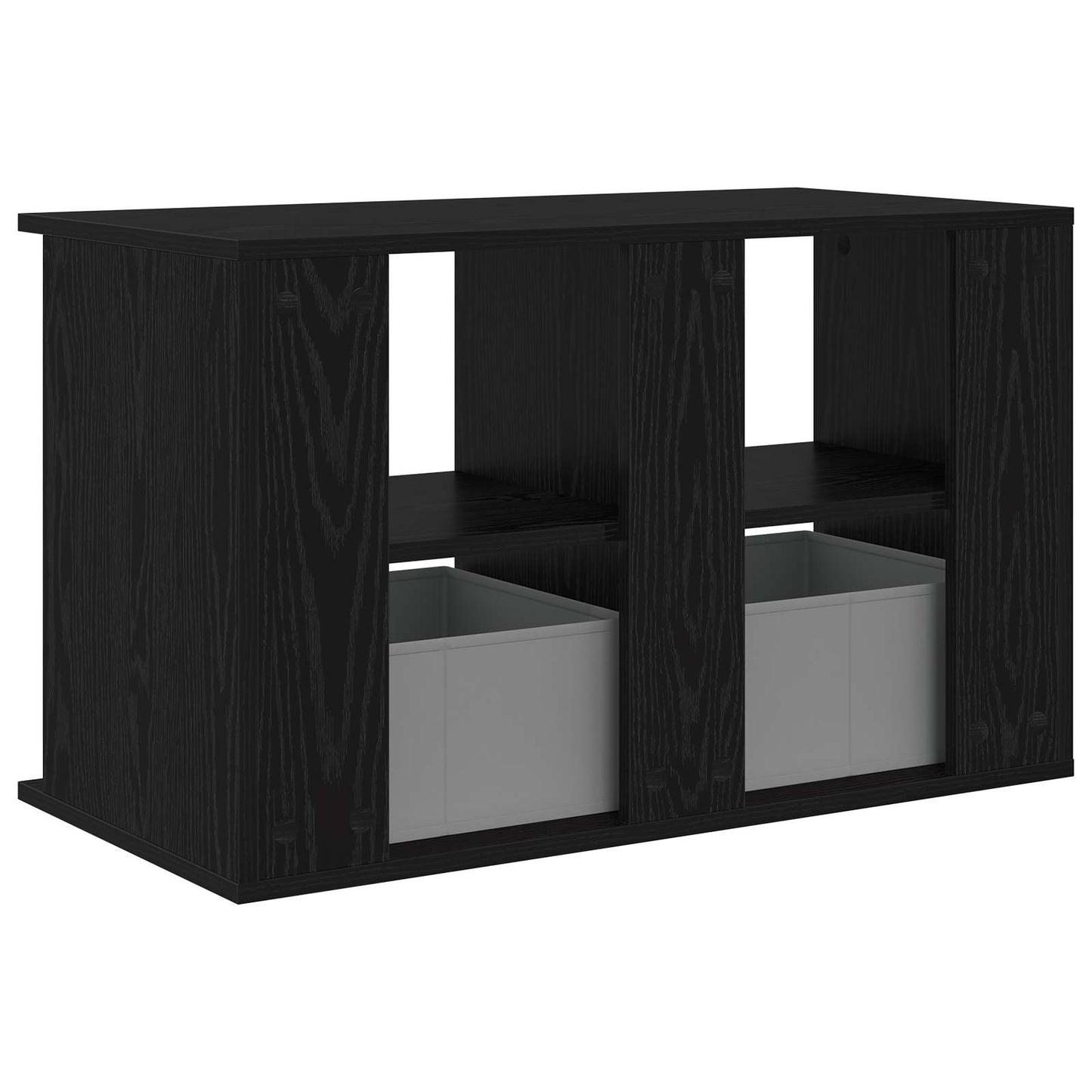 vidaXL TV stand with Drawer Black Oak 79 x 40 x 48 cm