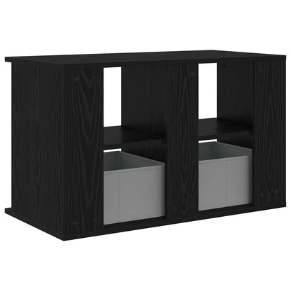 vidaXL TV stand with Drawer Black Oak 79 x 40 x 48 cm