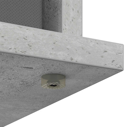 vidaXL TV stand with Drawer Concrete Grey 79 x 40 x 48 cm