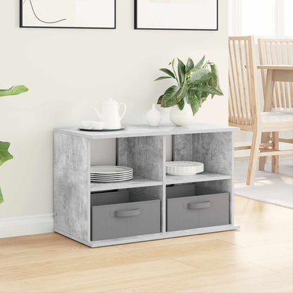 vidaXL TV stand with Drawer Concrete Grey 79 x 40 x 48 cm