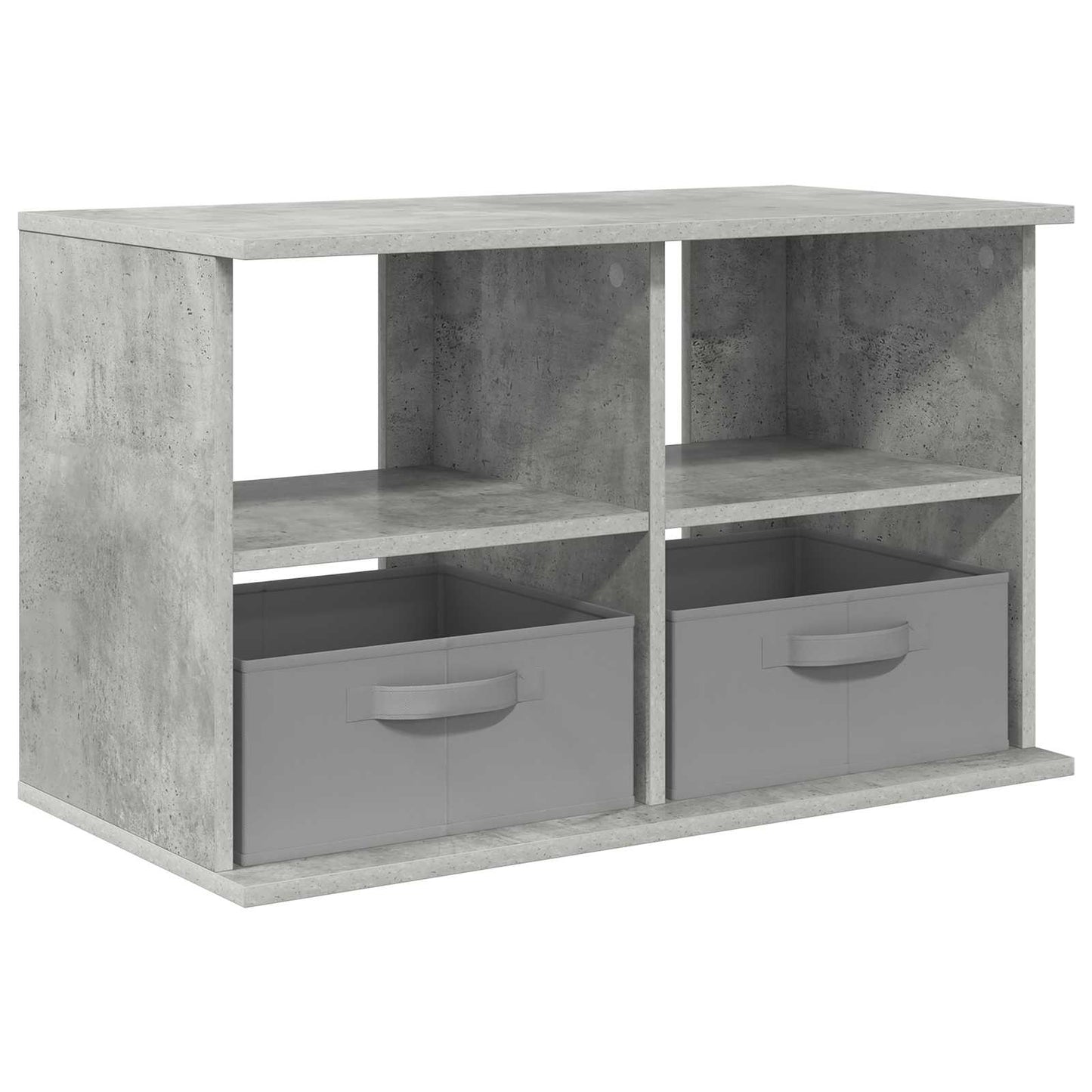 vidaXL TV stand with Drawer Concrete Grey 79 x 40 x 48 cm