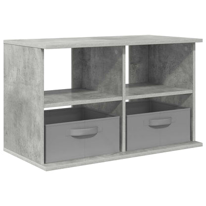vidaXL TV stand with Drawer Concrete Grey 79 x 40 x 48 cm