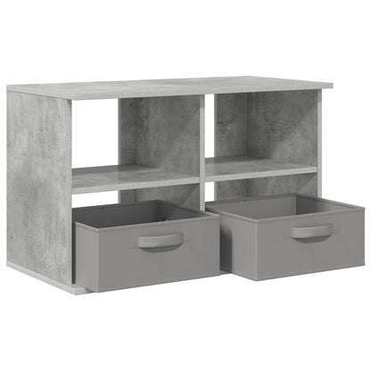 vidaXL TV stand with Drawer Concrete Grey 79 x 40 x 48 cm