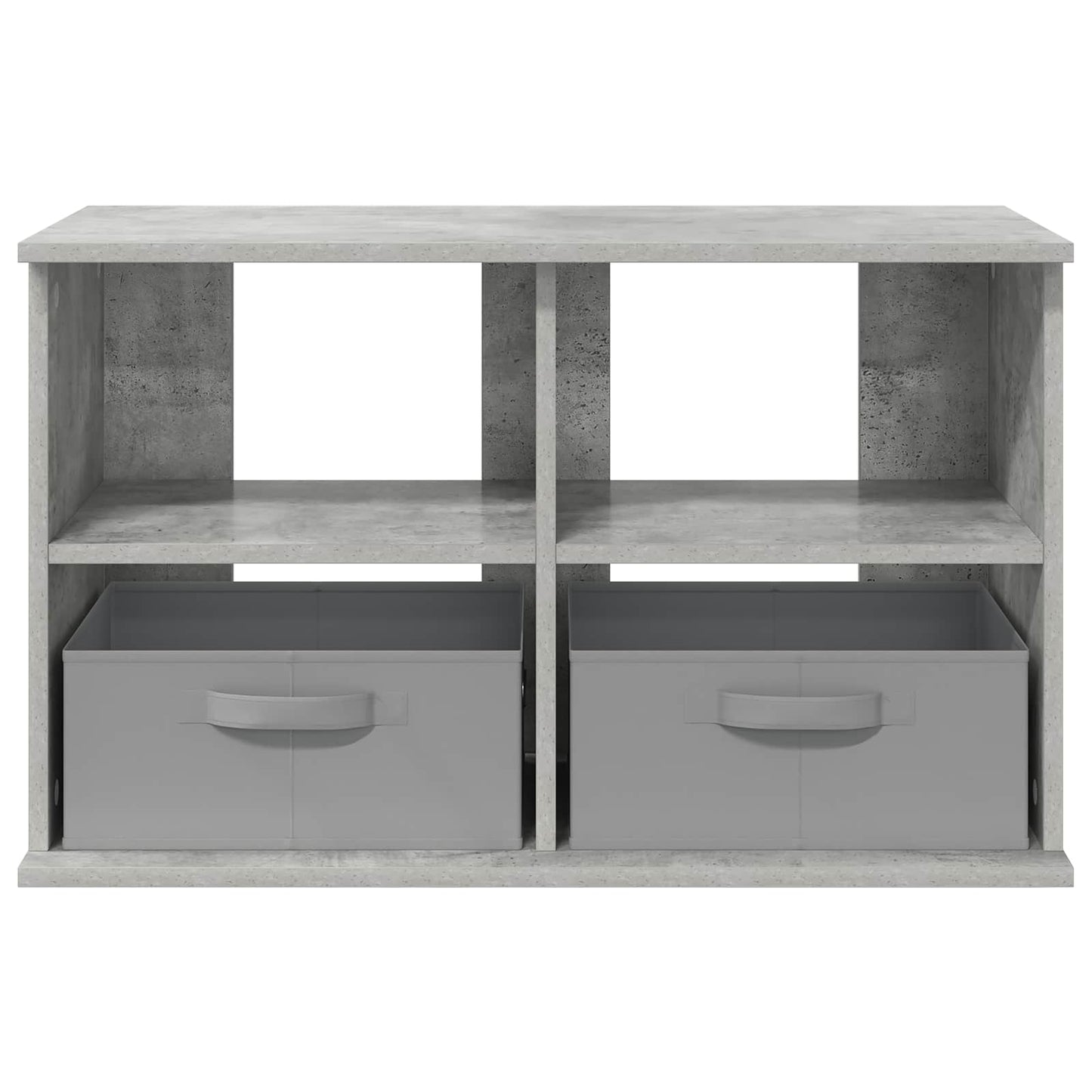 vidaXL TV stand with Drawer Concrete Grey 79 x 40 x 48 cm