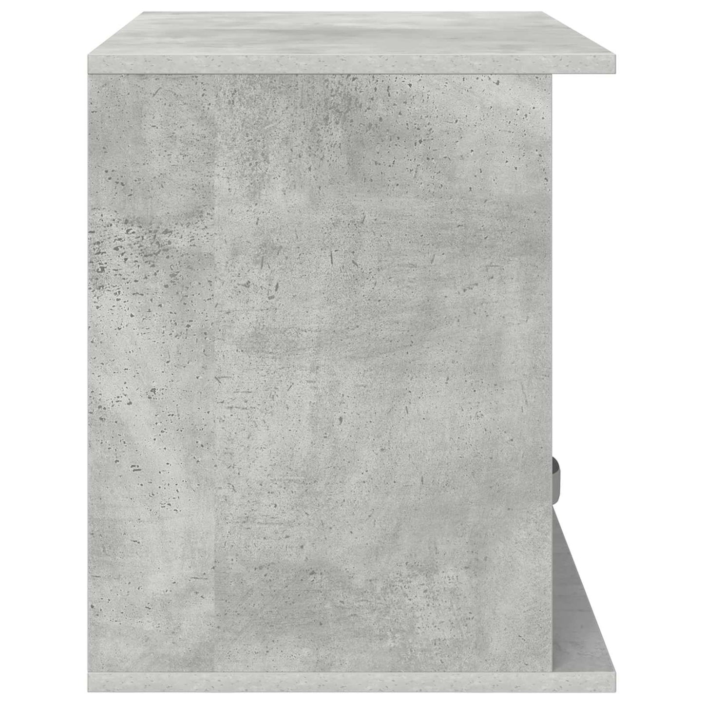 vidaXL TV stand with Drawer Concrete Grey 79 x 40 x 48 cm