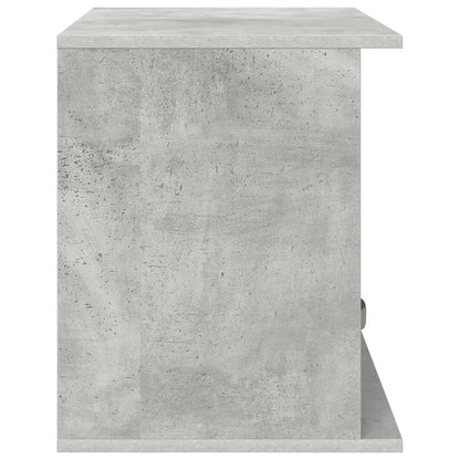 vidaXL TV stand with Drawer Concrete Grey 79 x 40 x 48 cm