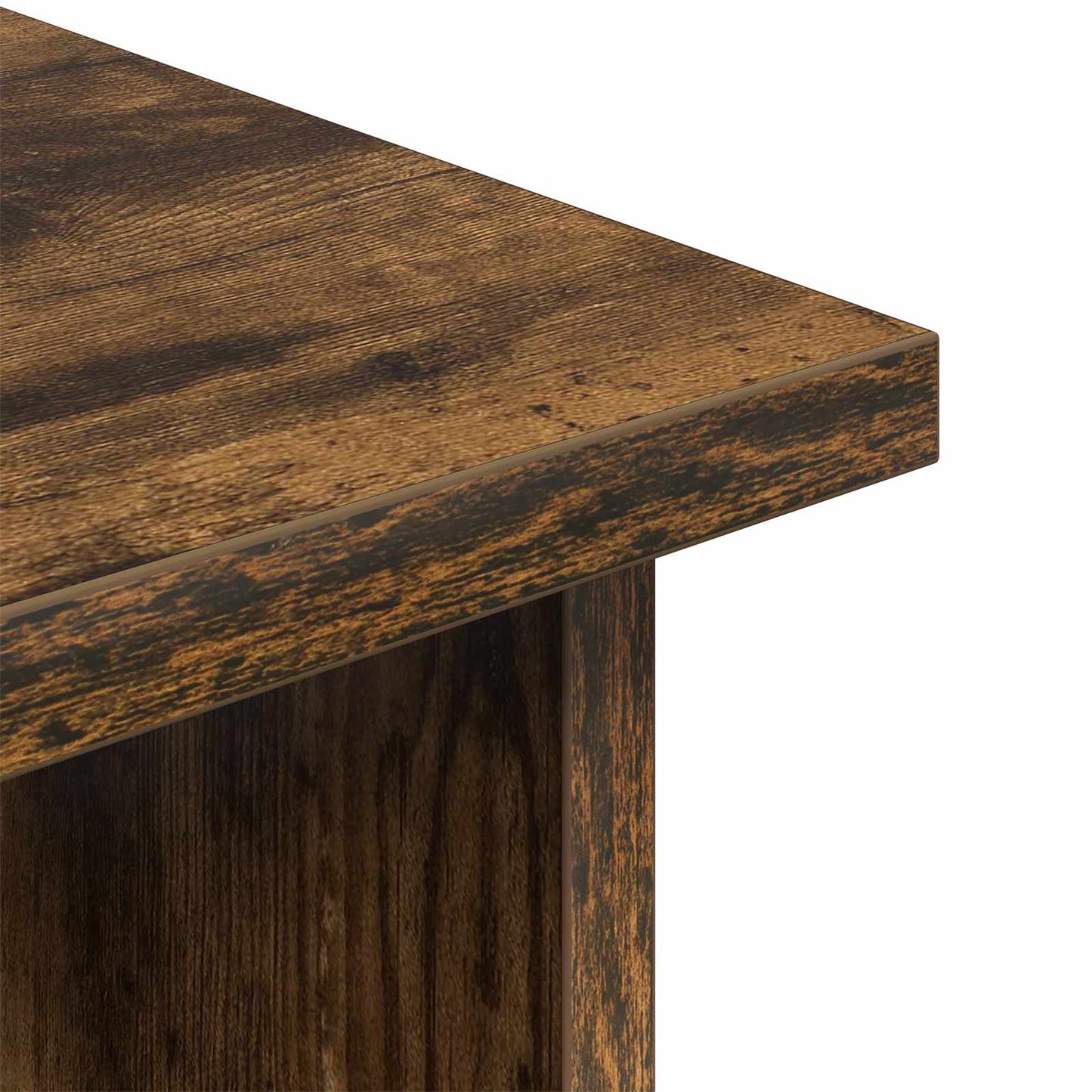 vidaXL TV stand with Drawer Smoked Oak 79 x 40 x 48 cm