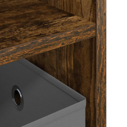 vidaXL TV stand with Drawer Smoked Oak 79 x 40 x 48 cm