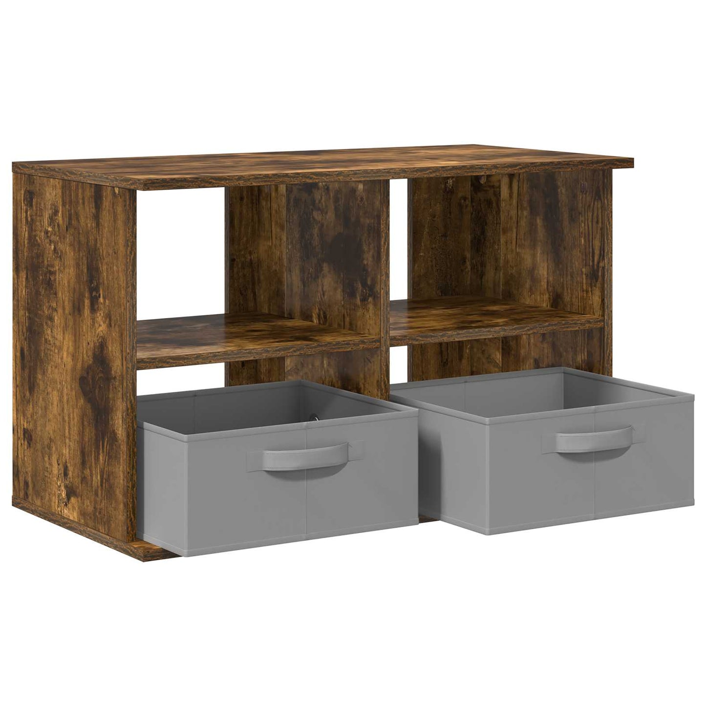 vidaXL TV stand with Drawer Smoked Oak 79 x 40 x 48 cm