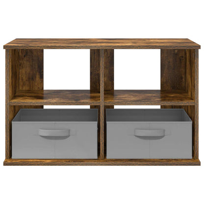 vidaXL TV stand with Drawer Smoked Oak 79 x 40 x 48 cm