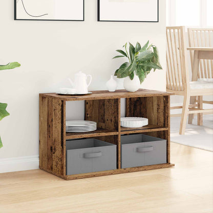 vidaXL TV stand with Drawer Old Wood 79 x 40 x 48 cm