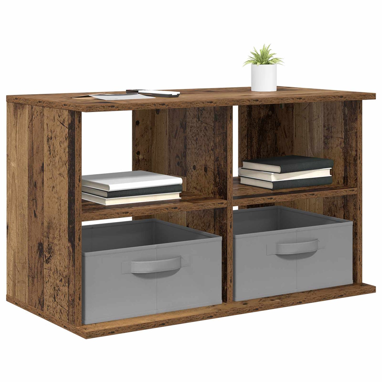 vidaXL TV stand with Drawer Old Wood 79 x 40 x 48 cm