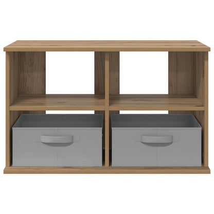 vidaXL TV stand 79 x 40 x 48 cm Artisan Oak