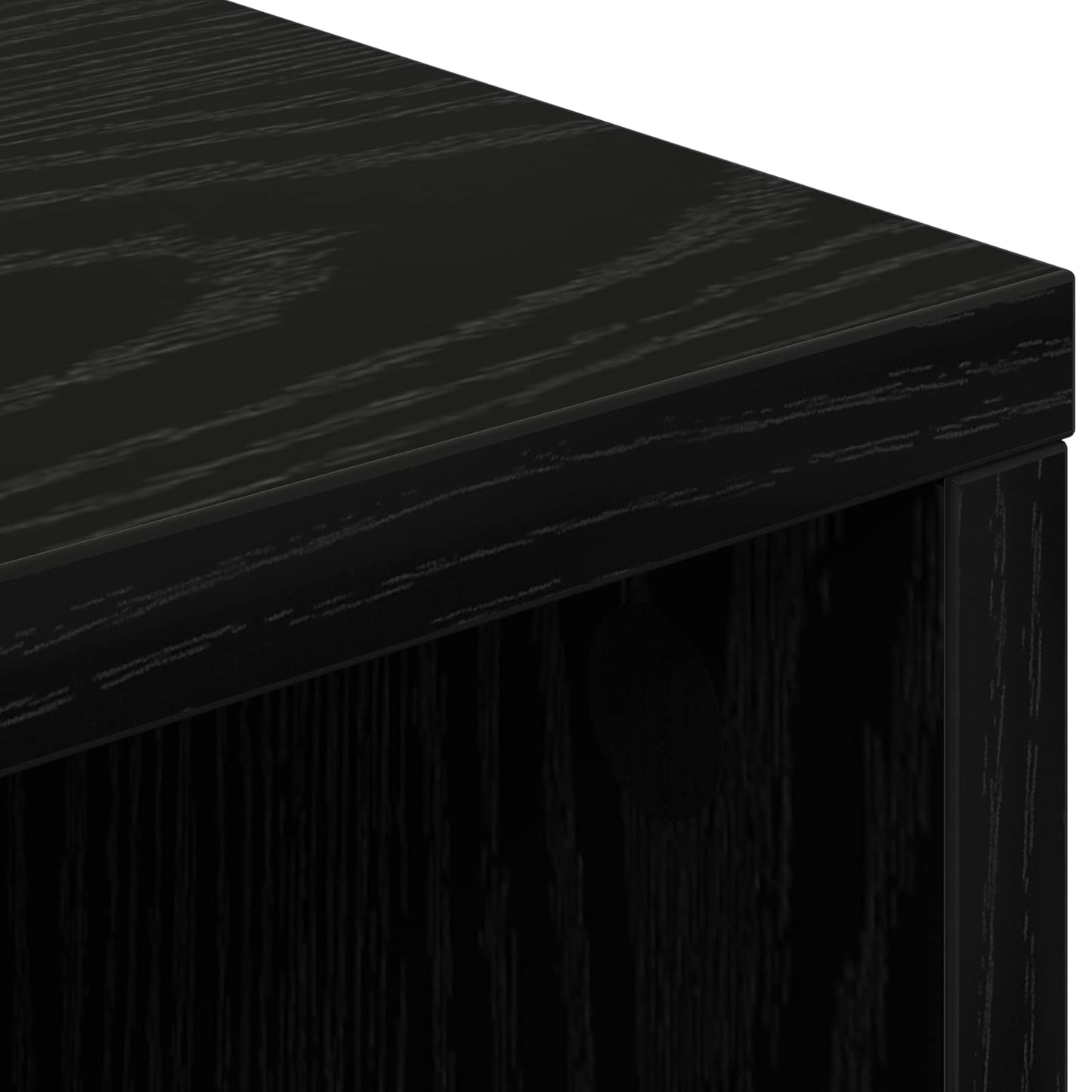 vidaXL Sideboard with Drawer Black Oak 60 x 33.5 x 84 cm
