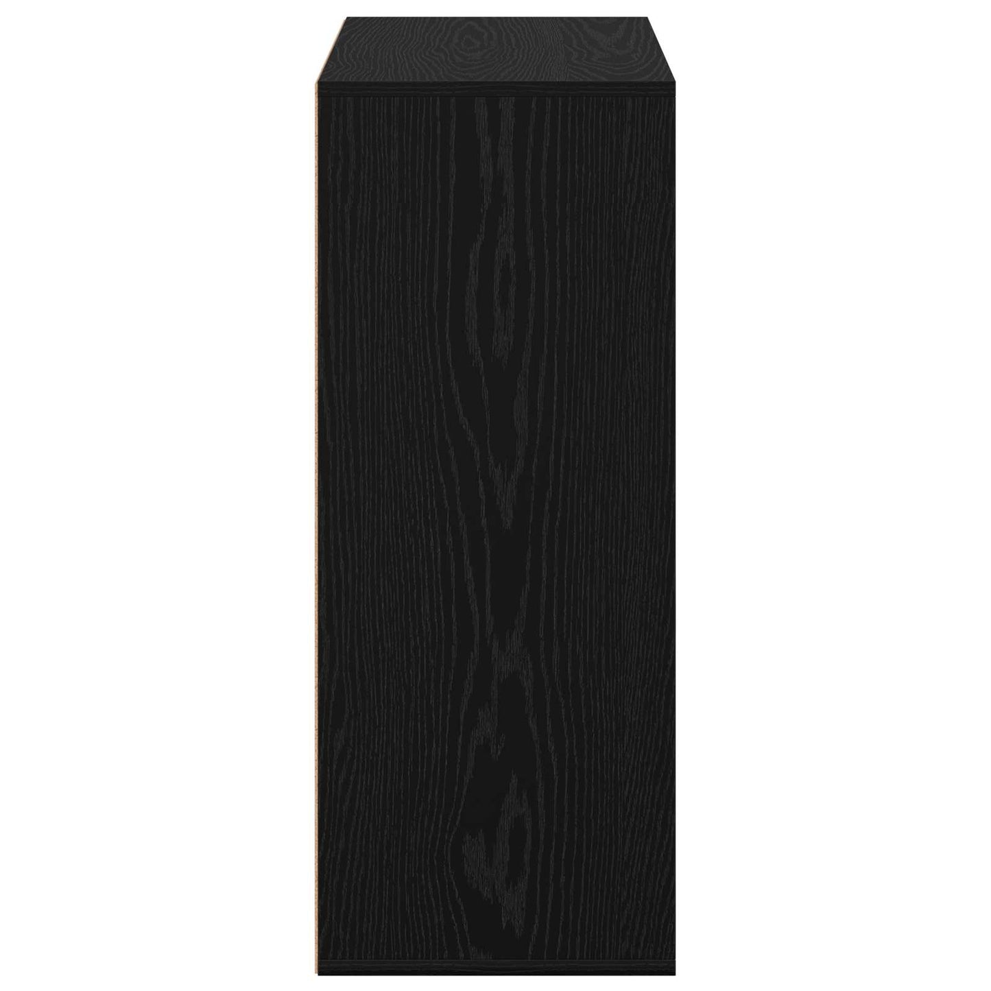 vidaXL Sideboard with Drawer Black Oak 60 x 33.5 x 84 cm