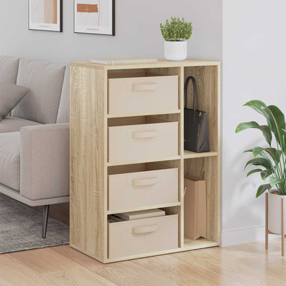 vidaXL Sideboard with Drawer Sonoma Oak 60 x 33.5 x 84 cm
