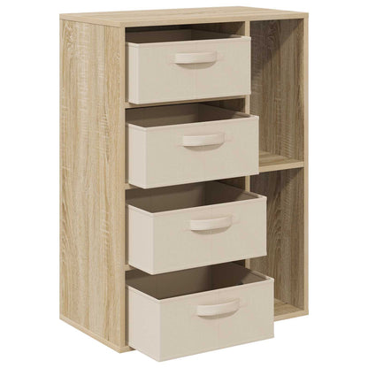 vidaXL Sideboard with Drawer Sonoma Oak 60 x 33.5 x 84 cm