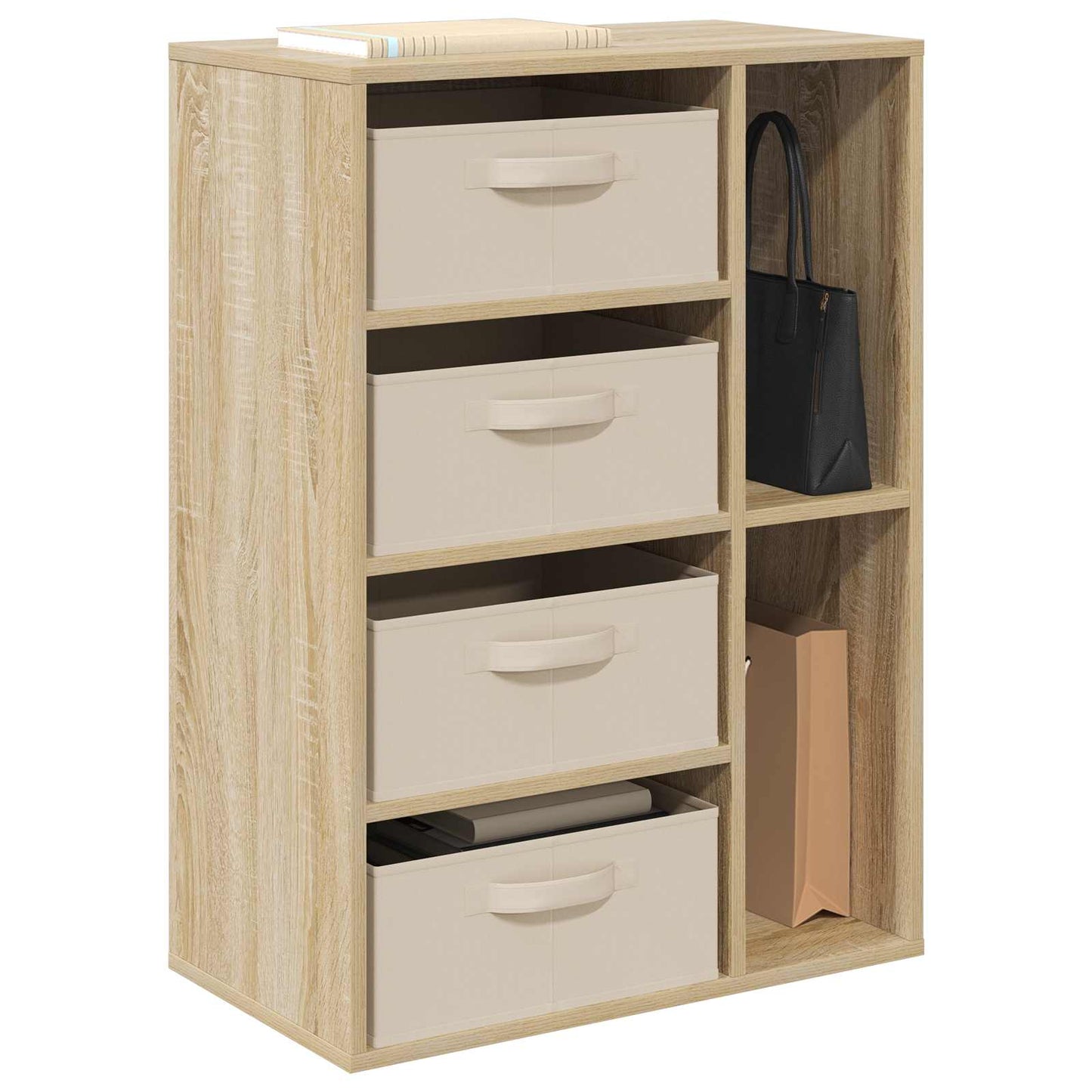 vidaXL Sideboard with Drawer Sonoma Oak 60 x 33.5 x 84 cm