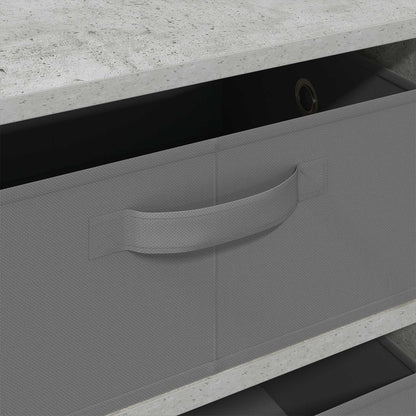 vidaXL Sideboard Concrete Grey 60 x 33.5 x 84 cm