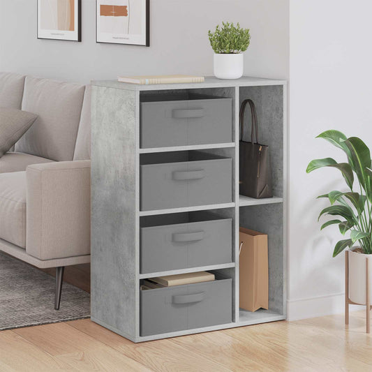 vidaXL Sideboard Concrete Grey 60 x 33.5 x 84 cm