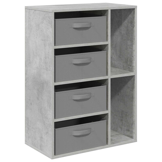 vidaXL Sideboard Concrete Grey 60 x 33.5 x 84 cm