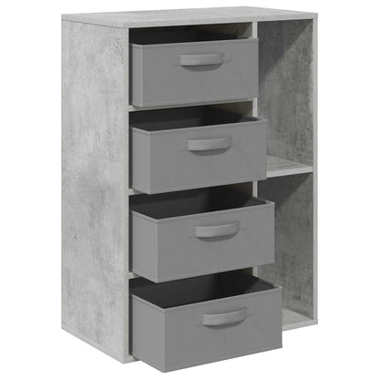 vidaXL Sideboard Concrete Grey 60 x 33.5 x 84 cm