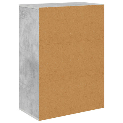 vidaXL Sideboard Concrete Grey 60 x 33.5 x 84 cm
