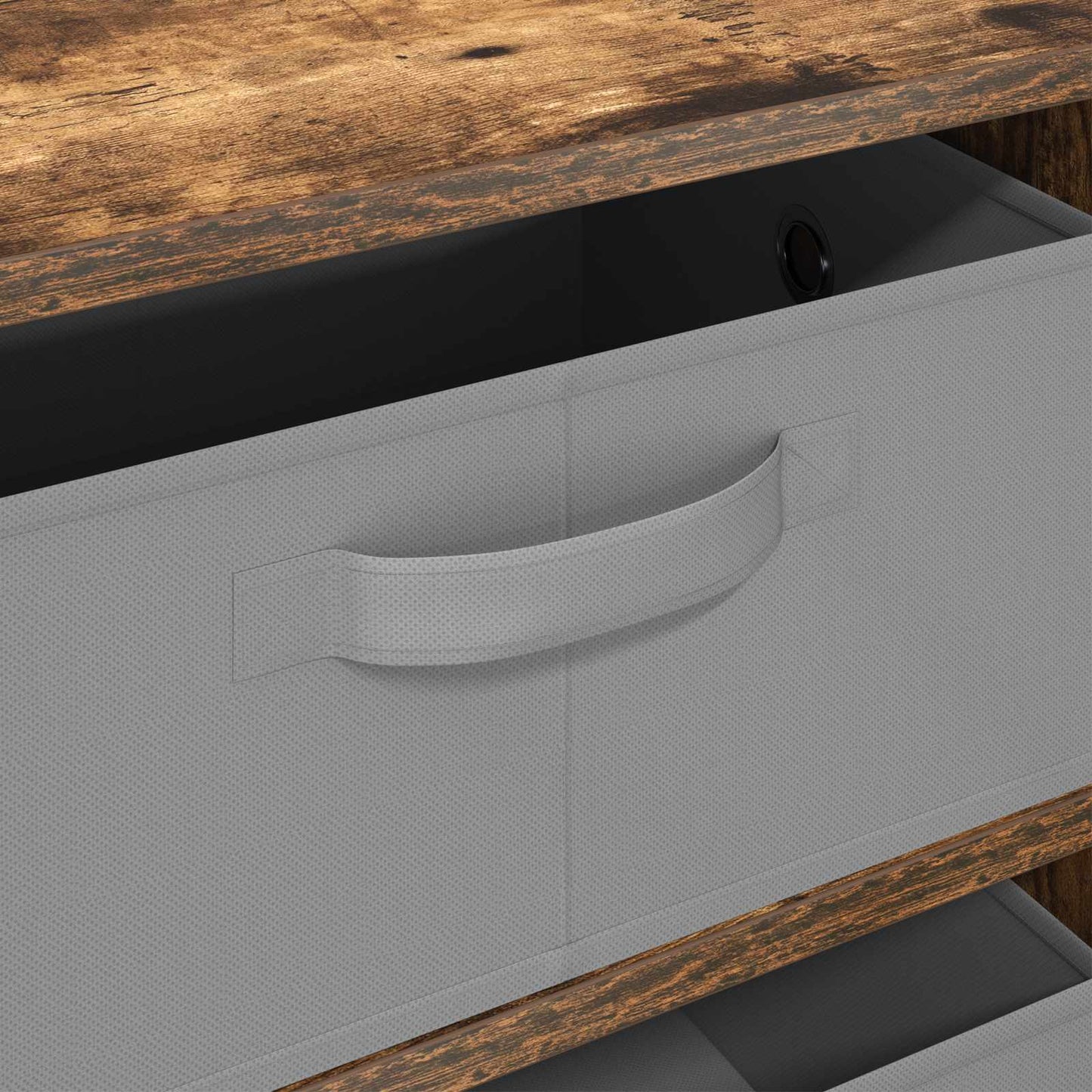 vidaXL Sideboard Smoked Oak 60 x 33.5 x 84 cm