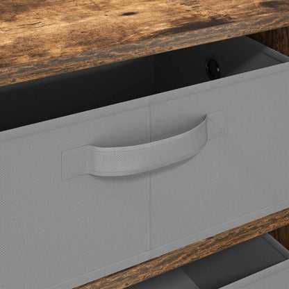 vidaXL Sideboard Smoked Oak 60 x 33.5 x 84 cm