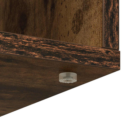 vidaXL Sideboard Smoked Oak 60 x 33.5 x 84 cm