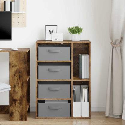 vidaXL Sideboard Smoked Oak 60 x 33.5 x 84 cm