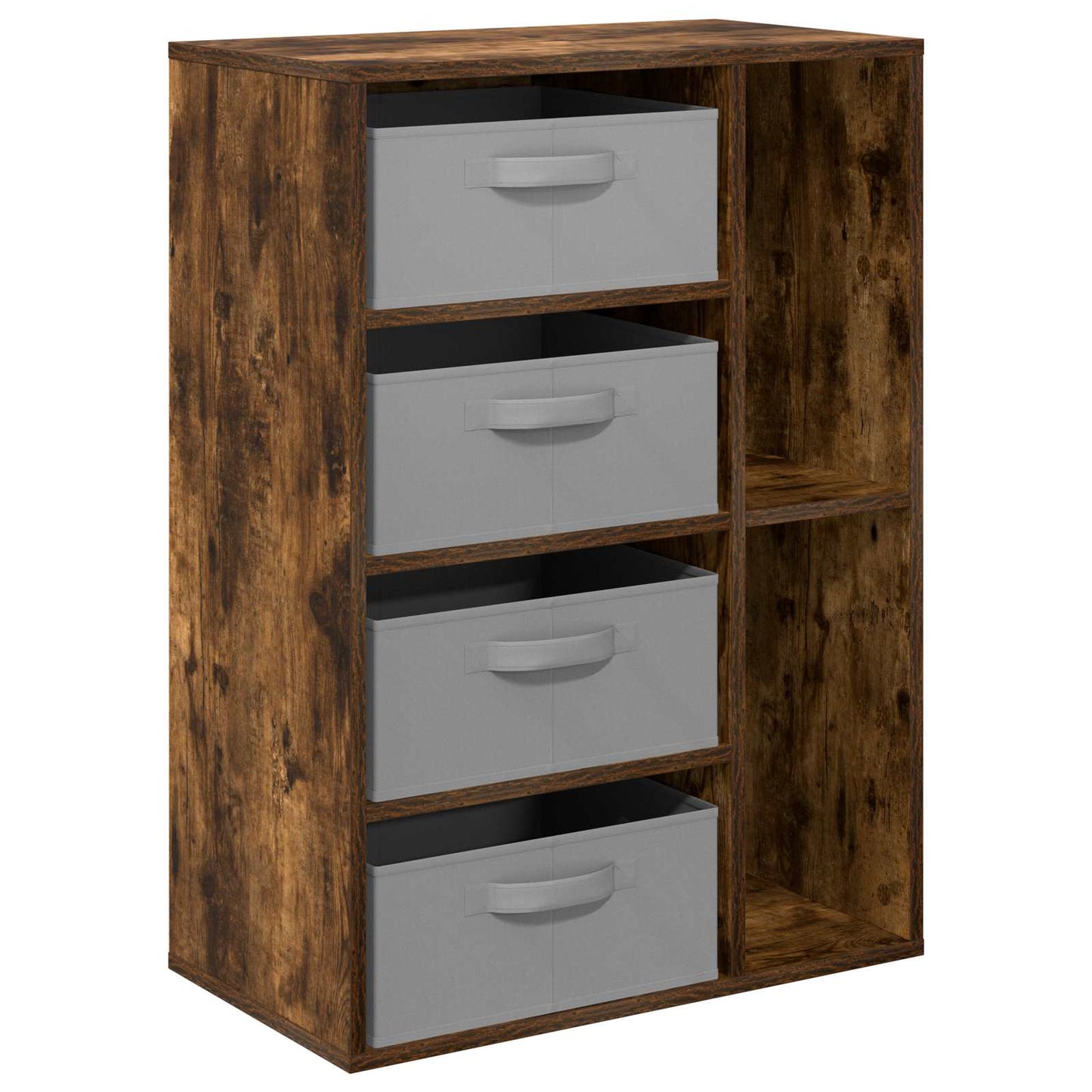 vidaXL Sideboard Smoked Oak 60 x 33.5 x 84 cm