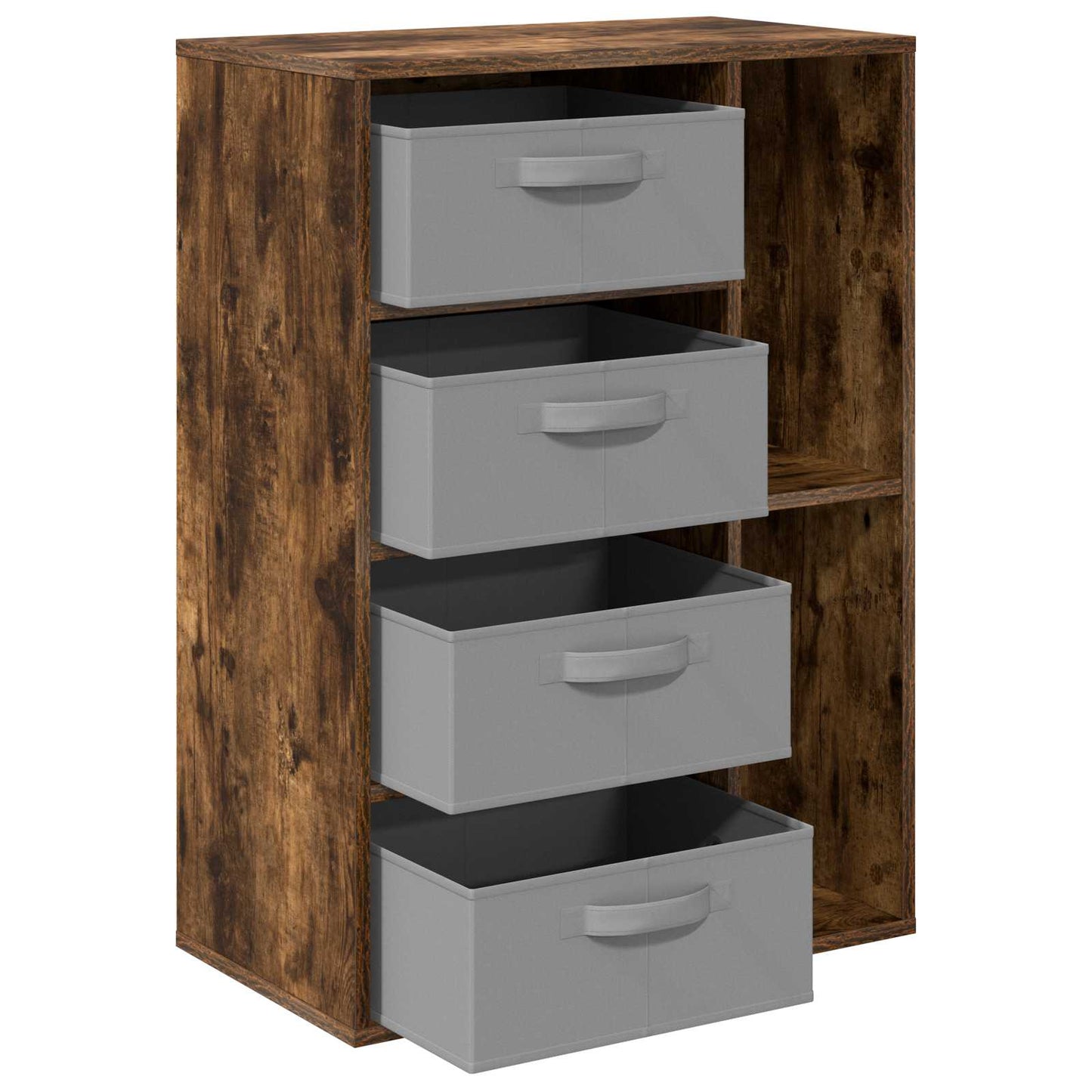 vidaXL Sideboard Smoked Oak 60 x 33.5 x 84 cm