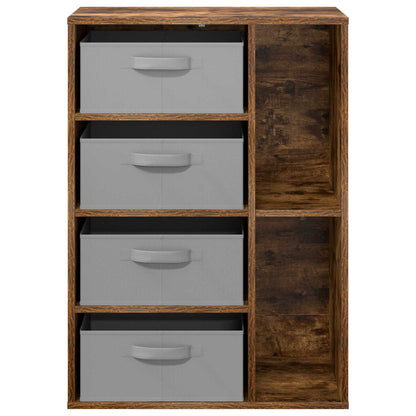 vidaXL Sideboard Smoked Oak 60 x 33.5 x 84 cm