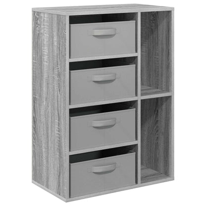 vidaXL Sideboard Grey Sonoma 60 x 33.5 x 84 cm