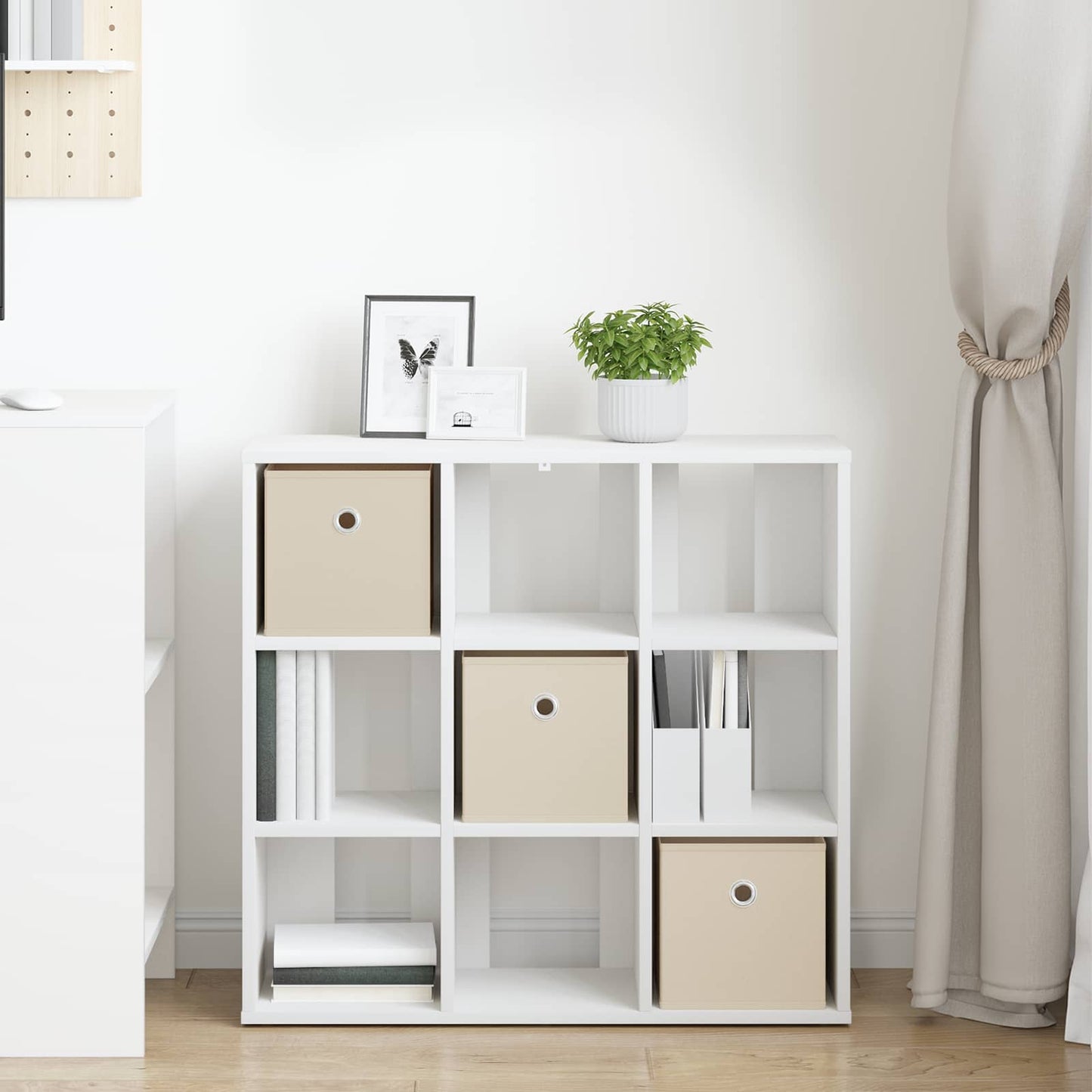 vidaXL Sideboard with Drawer White 73.5 x 24 x 69.5 cm