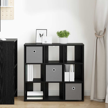 vidaXL Sideboard with Drawer Black Oak 73.5 x 24 x 69.5 cm