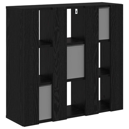 vidaXL Sideboard with Drawer Black Oak 73.5 x 24 x 69.5 cm