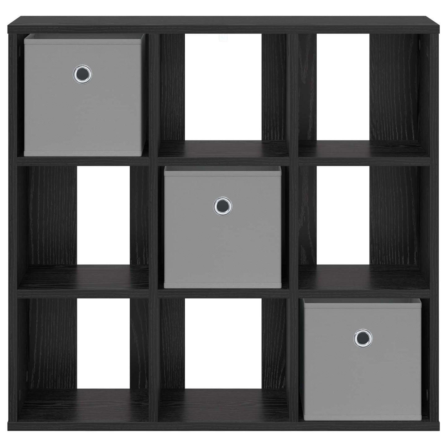 vidaXL Sideboard with Drawer Black Oak 73.5 x 24 x 69.5 cm