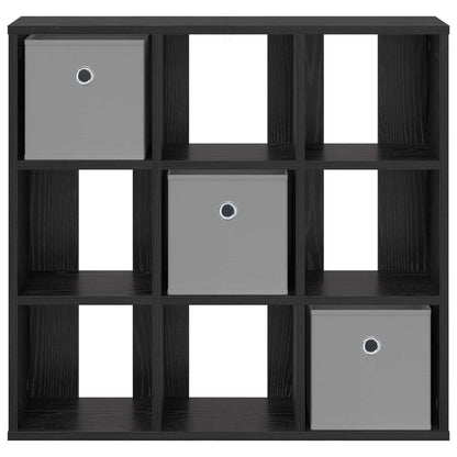 vidaXL Sideboard with Drawer Black Oak 73.5 x 24 x 69.5 cm