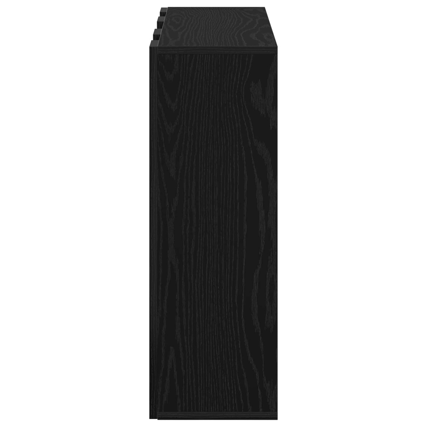 vidaXL Sideboard with Drawer Black Oak 73.5 x 24 x 69.5 cm