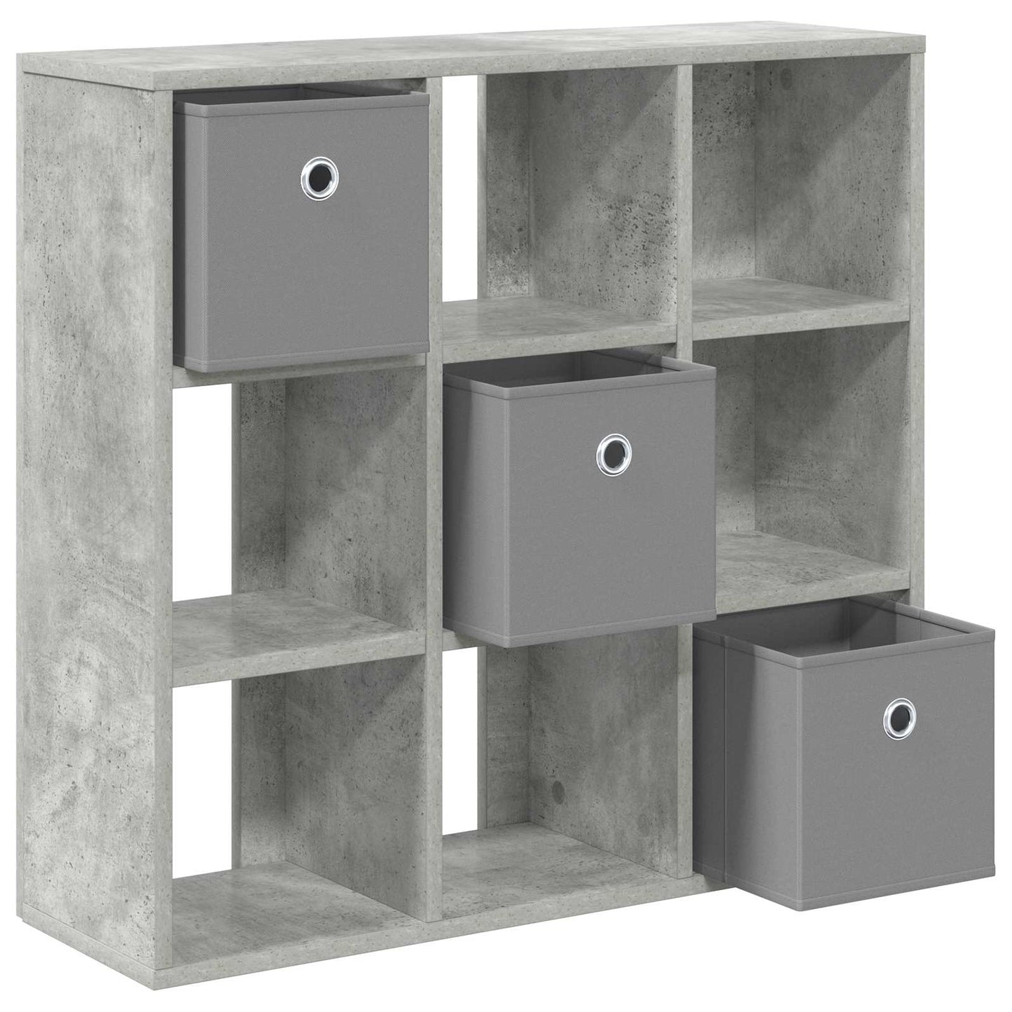 vidaXL Sideboard with Drawer Concrete Grey 73.5 x 24 x 69.5 cm
