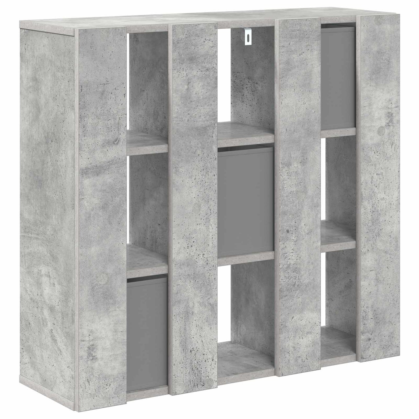vidaXL Sideboard with Drawer Concrete Grey 73.5 x 24 x 69.5 cm